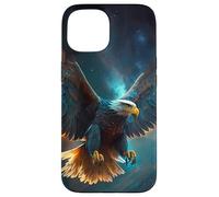 The magic eagle in the starry hight sky Case for iPhone 15