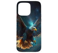 The magic eagle in the starry hight sky Case for iPhone 15 Pro Max