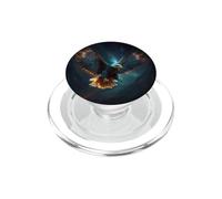The magic eagle in the starry hight sky PopSockets PopGrip for MagSafe