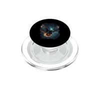The magic eagle in the starry hight sky PopSockets PopGrip for MagSafe