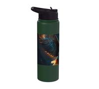 The Magic Eagle in the Starry Hight Sky Stainless Steel Insulated Water Bottle