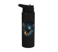 The Magic Eagle in the Starry Hight Sky Stainless Steel Insulated Water Bottle