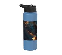 The Magic Eagle in the Starry Hight Sky Stainless Steel Insulated Water Bottle