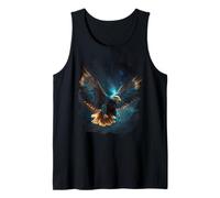 The Magic Eagle in the Starry Hight Sky Tank Top