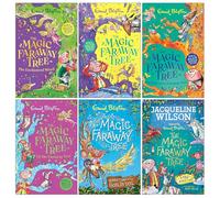 The Magic Faraway Tree Series 6 Books Collection Set By Enid Blyton (The Enchanted Wood,Magic Faraway Tree,Folk of the Faraway Tree,Up the Faraway Tree Adventure of the Goblin Dog & A New Adventure)