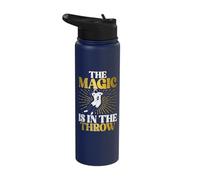 The Magic is in The Throw Shot Put Stainless Steel Insulated Water Bottle