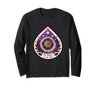 The Magic is in You Cosmic Sunburst Design Long Sleeve T-Shirt
