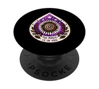 The Magic Is In You Cosmic Sunburst Design PopSockets Adhesive PopGrip