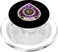 The Magic Is In You Cosmic Sunburst Design PopSockets PopGrip for MagSafe