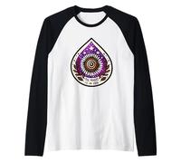 The Magic is in You Cosmic Sunburst Design Raglan Baseball Tee