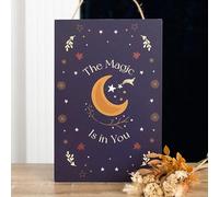 The Magic Is in You Hanging Sign, Inspirational Home Décor, Whimsical Motivational Design, Perfect for Living Rooms, Bedrooms, Offices, Uplifting Gift Idea