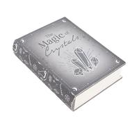 Serano Book Storage Box The Magic of Crystals – Decorative Organizer for Books & Tarot Cards