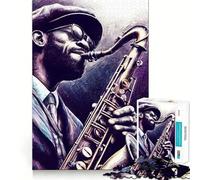 The Magic of Jazz 1000 Piece Jigsaw Puzzles for Adults Brain Tease Toy Relax Time Perfect Cut Memorable Gift (38x52cm)