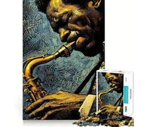 The Magic of Jazz 1000 Teenager Pieces Jigsaw Puzzle Mind Exercise Toy Bonding Time Precision Cut Art Collection Piece (38x26cm)