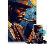 The Magic of Jazz for Adults 1000 Piece Jigsaw Puzzle Pure Logic Toy Peaceful Time Sharp Cut Heartfelt Gift (38x52cm)
