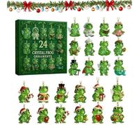 The Magic of the Forest Awaits - Frog Advent Calendar 2025, 24 Days Christmas Countdown with 24 Cute Mini Frog Figures, Forest Gift Decoration for Kid Nature Lover Forest (1pcs)