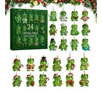 The Magic of the Forest Awaits, Frog Advent Calendar 2025 with Cute Mini Frog Figures, Woodland Themed Creative 2D Acrylic Ornaments Holiday, Unique Forest Surprise Ornaments (1pc)