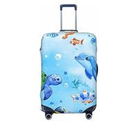 The Magic of The Ocean Elastic Travel Luggage Cover Suitcase Protector, Print Suitcase Baggage Cover Anti-Scratch