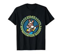 The Magic Roundabout Dylan Appreciation Society T-Shirt, Men, Black, X-Large