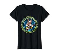 The Magic Roundabout Dylan Appreciation Society T-Shirt, Women, Black, Medium