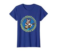 The Magic Roundabout Dylan Appreciation Society T-Shirt, Women, Royal Blue, Medium