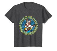 The Magic Roundabout Dylan Appreciation Society T-Shirt, Youth, Dark Heather Grey, 3T