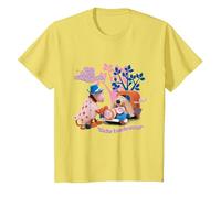 The Magic Roundabout Ermintrude & Dougal Hello Handsome T-Shirt, Youth, Lemon Yellow, Medium