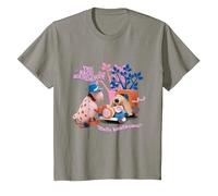 The Magic Roundabout Ermintrude & Dougal Hello Handsome T-Shirt, Youth, Slate Grey, 4T