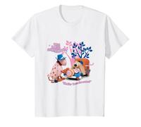 The Magic Roundabout Ermintrude & Dougal Hello Handsome T-Shirt, Youth, White, Large