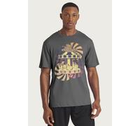 The Magic Roundabout Men's Retro Carousel T-Shirt in Charcoal | Size: Large The Magic Roundabout Charcoal L