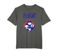 The Magic Roundabout Retro Blue Tone Diamond T-Shirt