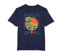 The Magic Roundabout Retro Brush Dougal T-Shirt, Men's Big and Tall, Navy Blue, 2X Tall