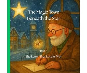 The Magic Town Beneath the Star Part 5: The Letter That Lost Its Way: A Heartwarming illustrated Christmass Holiday Story for Kids Ages 3-8: A chapter book about wonder, family, spirit of xmass