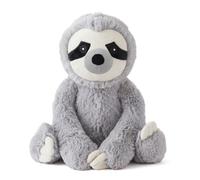 The Magic Toy Shop 10" Plush Teddy Super Soft Hanging Sloth Cuddly Toy Seated Stuffed Wild Animal