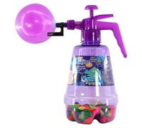 The Magic Toy Shop 2 in 1 Air Water Bomb Balloon Pump Kids Party Outdoor Garden 100pc Balloons Set