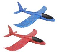 The Magic Toy Shop 2x Mega Foam Plane Gliders, Airplane Toy, Flying Planes - Hand Throw Aeroplane - Outdoor Toy Planes for Kids, Toy Aeroplanes for 3 Year Olds