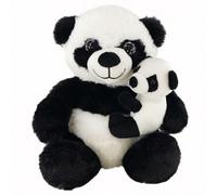 The Magic Toy Shop 9.5" Plush Super Soft Panda Toy Seating Stuffed Teddy Wild Animal Cuddly Toy