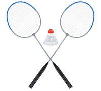 The Magic Toy Shop Badminton Rackets Set of 2 with Shuttlecock - Classic Indoor & Outdoor Sports Game - Lightweight, Beginner Friendly Racquet for Adults & Kids, Garden, Beach & Park Fun