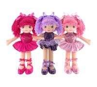 The Magic Toy Shop Ballerina Rag Doll Soft Plush Toy Nursery Room Decoration Large Size 16''