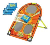 The Magic Toy Shop Bean Bag Toss Game Set - Portable Indoor & Outdoor Garden Cornhole for Kids & Adults - Target & Throwing Game with 6 Bean Bags - School Sports Day, Summer Fair Carnival Toy
