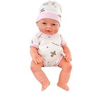 The Magic Toy Shop Bibi Doll - 14" Anatomically Correct Soft Vinyl Lifelike New Born Realistic Baby Girl Boy Doll (Girl Doll)