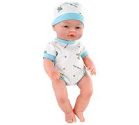 The Magic Toy Shop Bibi Doll - 14" Anatomically Correct Soft Vinyl Lifelike New Born Realistic Baby Girl Boy Doll (Boy Doll)