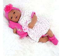 The Magic Toy Shop BiBi Doll Reborn Baby Doll Blossom - Realistic 20-Inch Lifelike Baby with Dummy, Birth Certificate & Feeding Bottle - Gift for Girls Aged 3+