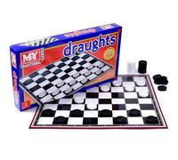 The Magic Toy Shop Classic Draughts Board Game Checkers 2 Player Strategy Set Family Kids Adults
