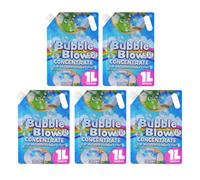 The Magic Toy Shop Concentrated Bubble Blow Solution Refill High Strength 200Ml Fluid Makes 5 Litre