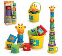 The Magic Toy Shop Gerry The Giraffe Stacking Cups Nesting Shape Sorter Block Baby Toddler Toy 75Cm