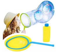 The Magic Toy Shop Giant Bubble Kit Enormous Bubble Making Toy Outdoor Garden Fun Gift For Children