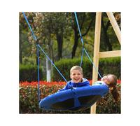 The Magic Toy Shop Giant Nest Rope Swing Padded Fabric Crows Spider Web Net Outdoor Garden Seat