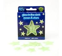 The Magic Toy Shop Glow In The Dark Stars Stickers - Luminous Ceiling Decor Featuring Planets & Moons, Removable Adhesive Dots, 8 Hour Charge - Great for Kids Rooms, Nurseries, Playrooms