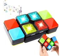 The Magic Toy Shop Magic Cube Age 3+ With 4 Modes, Music & Lights - Electronic Gadgets Brain Teasers For Children, Travel Games For Kids, Educational & Stem Toys, Memory & Puzzle Games